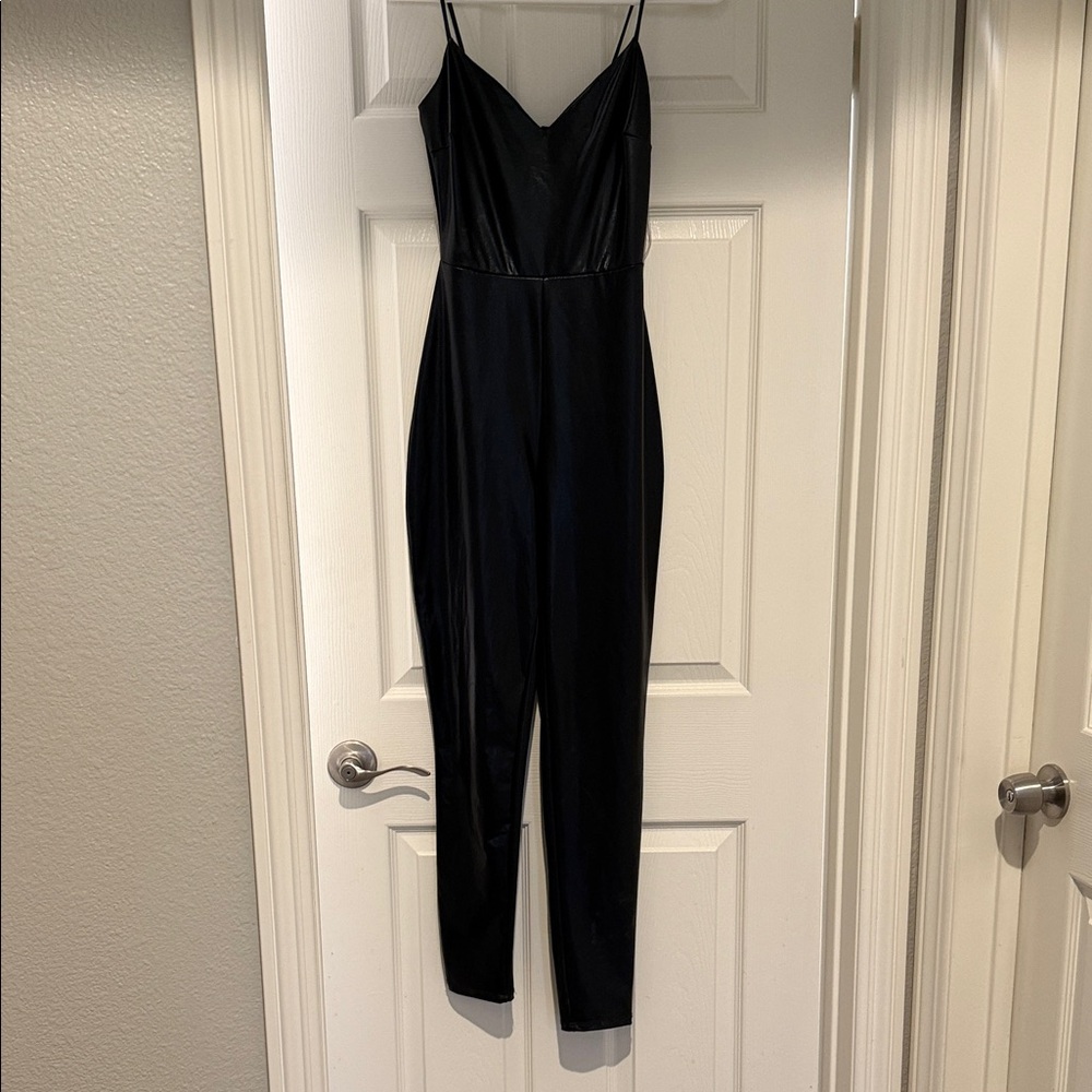 Windsor Sleek Black Jumpsuit